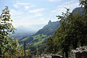Gutrat – výhled z hradu na Barmstein