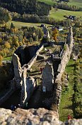 Waxenberg  palc z bergfritu