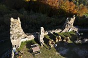 Waxenberg  pohled z bergfritu
