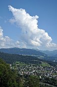 Hohenbregenz  vhled z hradu