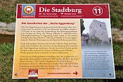 Eggenburg  informan tabule pod hradem