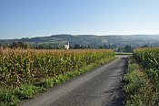 Breitenwaida  pohled na obec z cesty od Pankratzberg