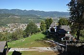 Alt-Kapfenberg  pohled od kaple