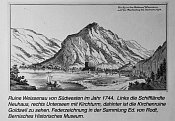 Weissenau – vyobrazení r. 1744