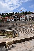 Ohrid  Samuel's fortress from Ancient Theatre