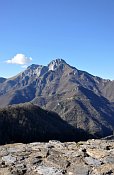 Trassilico  pohled na Pania Secca (1711 m)