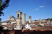 Bergamo  Citta Alta z hradu