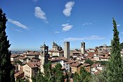 Bergamo  Citta Alta z hradu