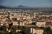 Bergamo z Castello di San Vigilio