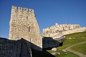 Spišský hrad – opevnění dolního nádvoří