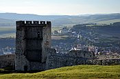 Spišský hrad – pohled ke Spišské Kapitule