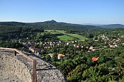 Šomoška – výhled k Salgó vára