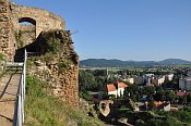 Fiľakovo – kaštel a město z hradu
