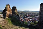 Fiľakovo – výhled z horního hradu
