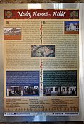 Modrý Kameň – informační tabule na Fiľakovském hradě