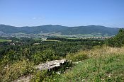 Dlžín – Kozí hrádok – výhled na Strážovské vrchy