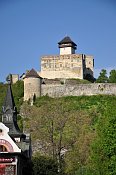 Trenčiansky hrad od východu