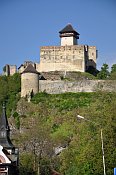Trenčiansky hrad od východu
