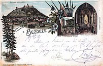Bezdz  pohlednice z r. 1901