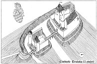Cimburk-Trnavka v 15. stol. podle J. Svobody