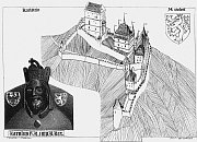 Karltejn ve 14. stol. podle T. Durdka, P. Chotbora