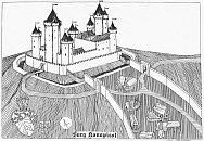 Konopiste od JZ podle D. Menclov