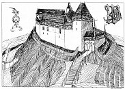 Novy hrad u Kunratic podle O. efc, J. Podlisky