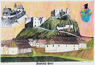 Andelska Hora podle vyobrazeni FA. Hebera 1848