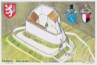 Lansperk  jadro hradu podle T. Durdika