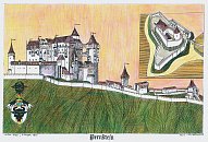 Pernstejn podle vyobrazeni kolem 1550 a M. Placka