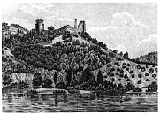 Týřov – W. Klimt podle F. A. Hebera (kolem 1850)