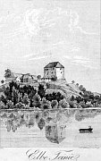 Týnec nad Labem – J. Richter podle F. A. Hebera (1848)