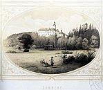 Lemberk – litografie H. W. Rau (kolem 1850)