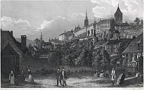 Pražský hrad – oceloryt kolem r. 1850