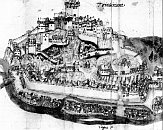Trenn  panorama msta z let 1550-75