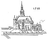 Kroměříž – zámek před barokní přestavbou (1593)