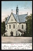 Orlík nad Vltavou (knížecí hrobka) – pohlednice (1910)