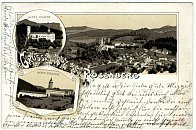 Rožmberk – pohlednice (1898)
