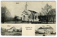 Škvořetice – pohlednice (1912)