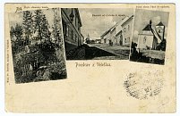 Velešín – pohlednice (1905)