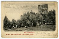 Vítkův Kámen – pohlednice (1905)