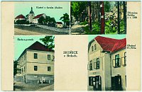 Dršťka a Skořice – pohlednice (1917)