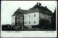 Hořovice – Starý zámek – pohlednice (1907)