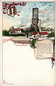 Jenštejn – pohlednice (1906)