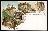 Karlštejn – pohlednice (1899)