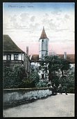 Přerov nad Labem – pohlednice (1921)