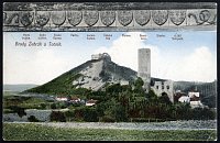 Žebrák a Točník – pohlednice (1915)