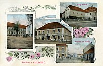Chudenice – Starý zámek – pohlednice (1911)