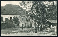 Horažďovice – nádvoří – pohlednice (1913)