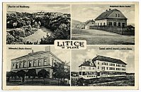 Litice u Plzně – pohlednice (1938)